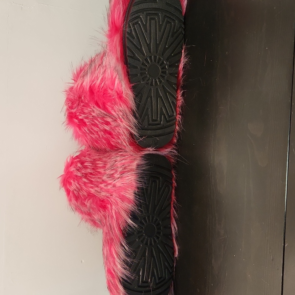 Pink Fur Rave Boots 11 - Picture 2 of 5